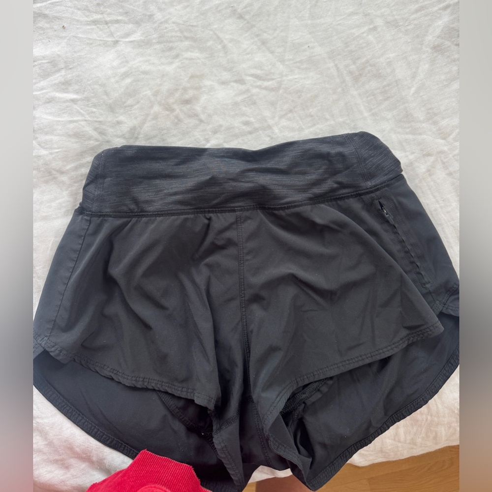 Outdoor voices women’s athletic shorts in black